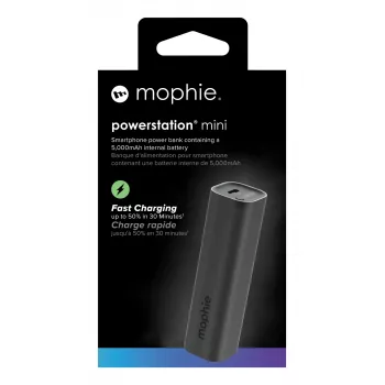 mophie Powerstation Mini 5000 mAh Μαύρο