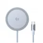 UGREEN MagFlow W753 Qi2 μαγνητική βάση ασύρματης φόρτισης, 25 W, ασημί