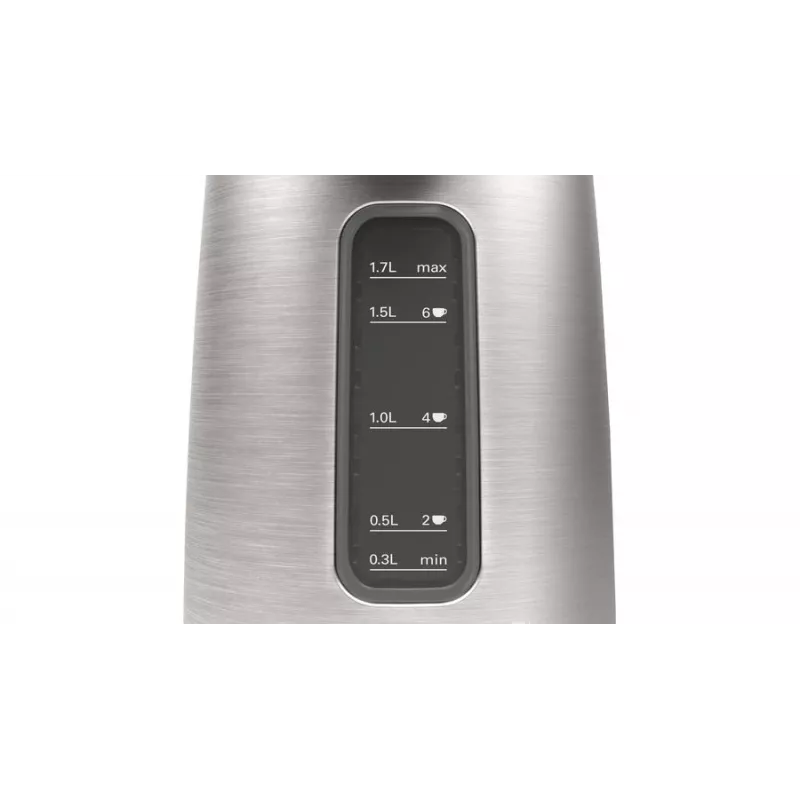 Bosch TWK5P480 βραστήρας 1,7 L 2400 W μαύρο, ανοξείδωτο ατσάλι
