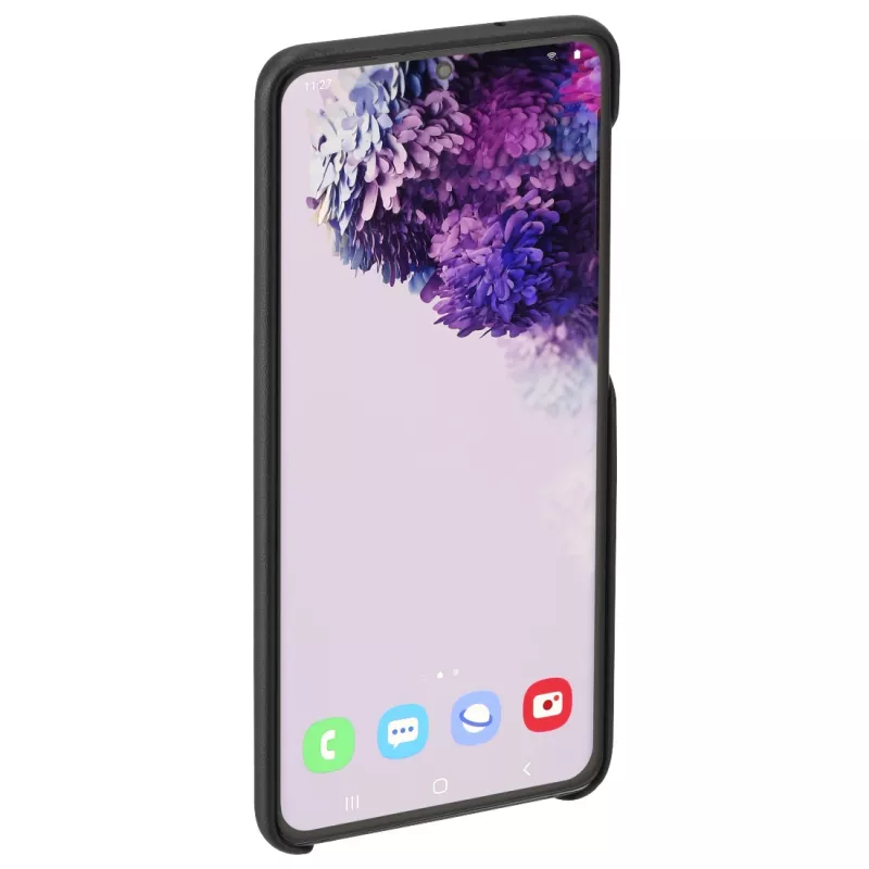 Hama Essential Line Finest Sense 00196839 πίσω κάλυμμα για Samsung Galaxy S20+ / S20+ 5G, συνθετικό δέρμα, μαύρο