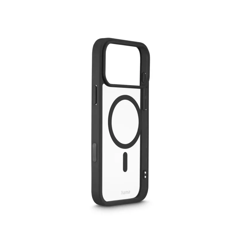 Hama Frame Protect θήκη κινητού Apple iPhone 17 Pro Max, μαγνητική, διάφανη/μαύρη