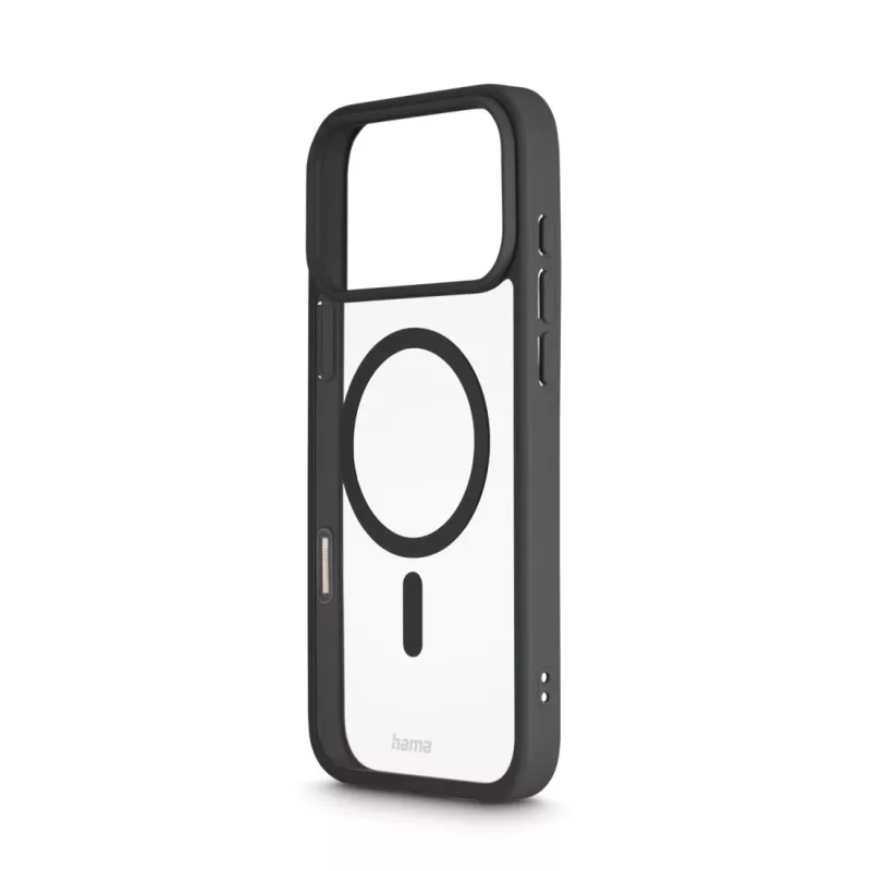 Hama Frame Protect θήκη κινητού Apple iPhone 17 Pro Max, μαγνητική, διάφανη/μαύρη