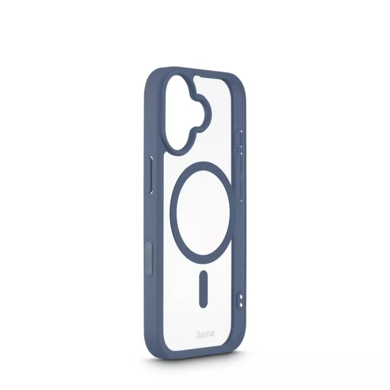 Hama Frame Protect 00232382 θήκη κινητού για Apple iPhone 17, μαγνητική, διάφανη/μπλε