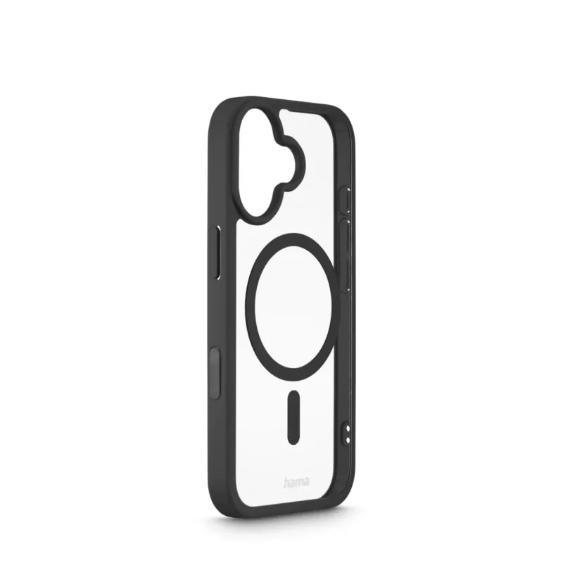 Hama Frame Protect 00232381 θήκη κινητού Apple iPhone 17, μαγνητική, διάφανη, μαύρη