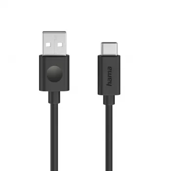 Hama 00086447 Καλώδιο USB USB 2.0 1,2 m USB A USB C Μαύρο