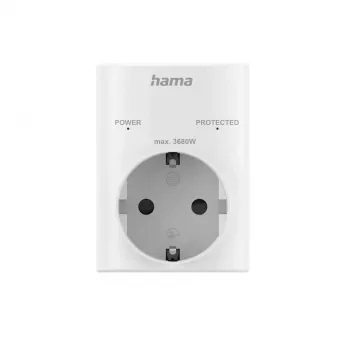 Hama 00223324 Προσαρμογέας ρεύματος Type F Λευκό
