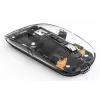 Hama WM-600 ποντίκι πολλαπλών συσκευών, ασύρματο RF + Bluetooth, επίπεδο, 6 κουμπιά, διαφανές