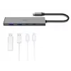 Hama 00200147 Hub διασύνδεσης USB Type-C 10000 Mbit/s Γκρι