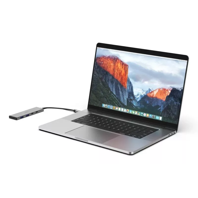 Hama 00200147 Hub διασύνδεσης USB Type-C 10000 Mbit/s Γκρι