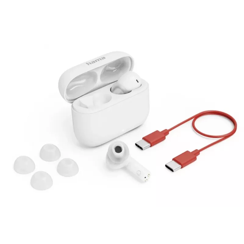 Hama Passion Clear II Headset True Wireless Stereo (TWS) In-ear Κλήσεις/Μουσική Bluetooth Λευκό