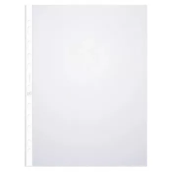 ELBA Διαφάνειες A4, PP 0,08 mm, κρυστάλλινες, οικουμενικές τρύπες (971508)