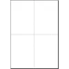 Sigel LP711 χαρτί καρτ ποστάλ A6 (105 x 148 mm), 185 g/m2, 80 κάρτες, λευκό