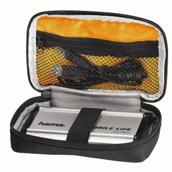 Θήκη HDD Hama μαύρο Bird 2,5 ίντσες