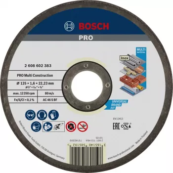 Bosch 2 608 602 383 εξάρτημα γωνιακού τροχού δίσκος κοπής