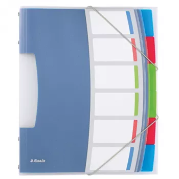 Esselte Divider Book Vivida PP 6 καρτέλες, μπλε, πολύχρωμο, πολυβινυλοχλωρίδιο (PVC), A4, 266 mm, 20 mm, 320 mm