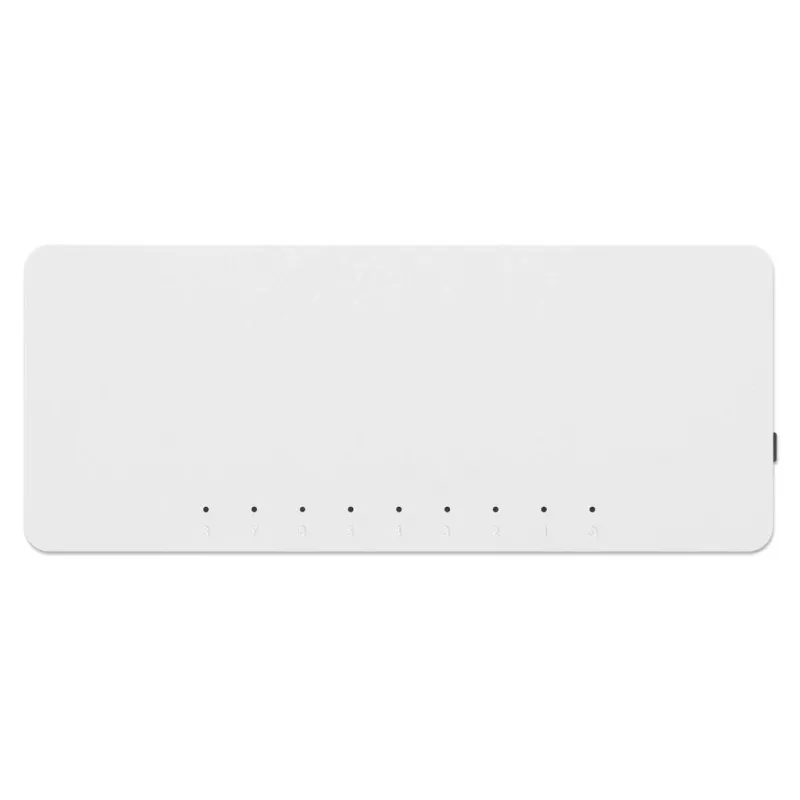 Manhattan 8-Port Fast Ethernet Switch, πλαστικό, τρία χρόνια εγγύηση, Box
