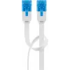 Goobay CAT 6A επίπεδο καλώδιο patch U/UTP λευκό 15 m