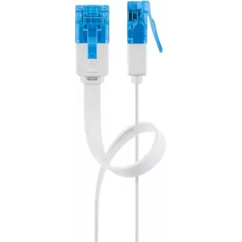 Goobay CAT 6A επίπεδο καλώδιο patch U/UTP λευκό 15 m