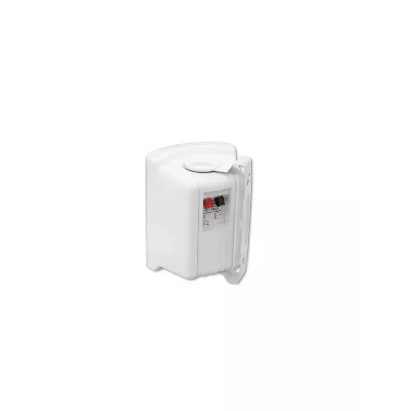 Omnitronic C-40 ηχείο 2 δρόμων, επιτοίχιο, 50–20000 Hz, ενσύρματο, ABS, λευκό