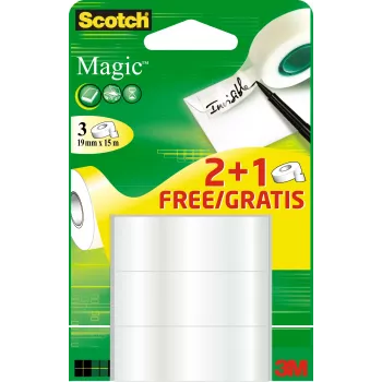 3M Magic ματ 15 m Διαφανές 3 τεμ.