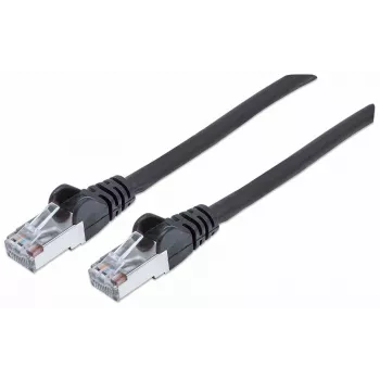 Intellinet Καλώδιο δικτύου patch, καλώδιο Cat7/βύσματα Cat6A, 10 m, Μαύρο, Χαλκός, S/FTP, LSOH/LSZH, PVC, RJ45, επιχρυσωμένες επαφές, χωρίς προεξοχές, προστασία από τσάκισμα, εφ' όρου ζωής εγγύηση