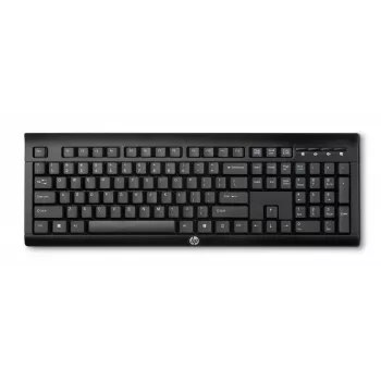 HP K2500 Ασύρματο πληκτρολόγιο, Full-Size (100 %), Ασύρματο, RF Wireless, Μαύρο