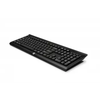 HP K2500 Ασύρματο πληκτρολόγιο, Full-Size (100 %), Ασύρματο, RF Wireless, Μαύρο