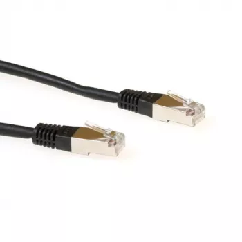 ACT μαύρο 5 μέτρα καλώδιο patch F/UTP CAT5E με βύσματα RJ45