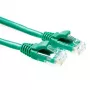 ACT Πράσινο 10 μέτρα U/UTP CAT5E καλώδιο patch σε επίπεδο εξαρτημάτων με βύσματα RJ45