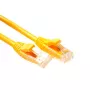 ACT Κίτρινο 0,5 μέτρα U/UTP CAT5E καλώδιο patch σε επίπεδο εξαρτημάτων με βύσματα RJ45