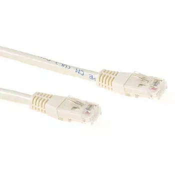ACT IB1051 Cat6a U/UTP καλώδιο σύνδεσης, RJ45, 1,5 m, ιβουάρ