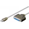 Καλώδιο εκτυπωτή USB Goobay 95433 Διαφανές 1,5 m