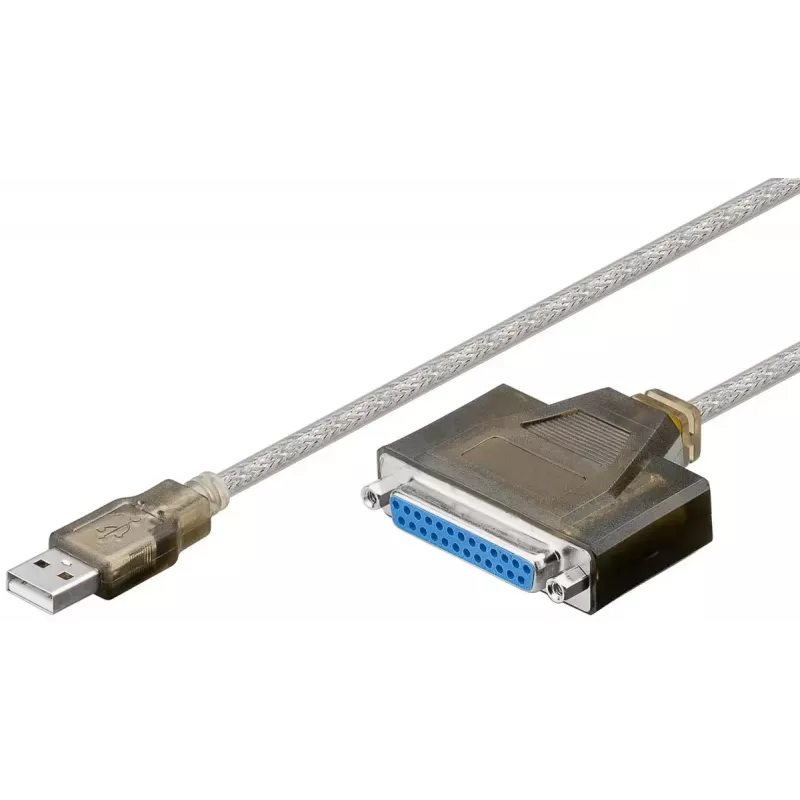 Καλώδιο εκτυπωτή USB Goobay 95433 Διαφανές 1,5 m