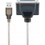 Καλώδιο εκτυπωτή USB Goobay 95433 Διαφανές 1,5 m