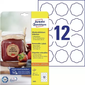 Αυτοκόλλητη ετικέτα εκτυπωτή Avery 5085