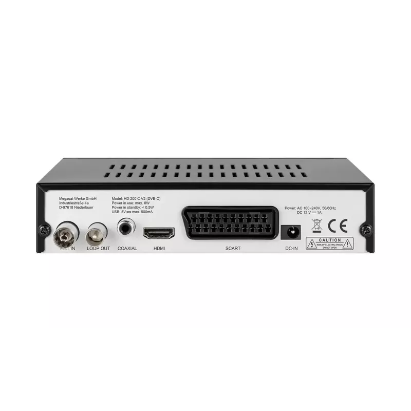 Δέκτης καλωδίου Megasat HD 200C V2