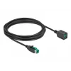 Καλώδιο επέκτασης USB με τροφοδοσία DeLOCK 85983 12 V 4 m μαύρο