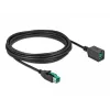 Ενεργό καλώδιο επέκτασης USB DeLOCK 85984 12V 5m μαύρο