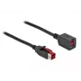 Ενεργό καλώδιο επέκτασης USB DeLOCK 85988 24 V 4 m μαύρο