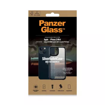 Θήκη PanzerGlass SilverBullet ClearCase iPhone 13 Mini Μαύρο