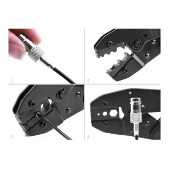 Delock 90533 Ratchet V Ένθετο προφίλ πρέσας για πένσες crimping 90295/90296/90527/90528