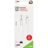 Καλώδιο ήχου 2GO 797218 1m 3.5mm Lightning λευκό