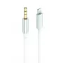 Καλώδιο ήχου 2GO 797218 1m 3.5mm Lightning λευκό
