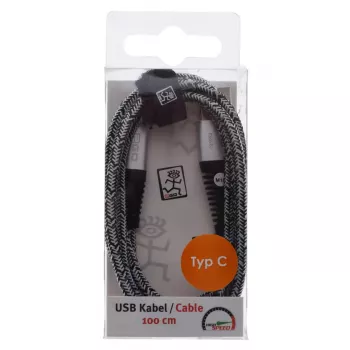 Καλώδιο USB 2GO 795953 USB 3.2 Gen 1 1m USB B USB C ασημί