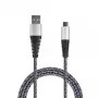 Καλώδιο USB 2GO 795951 1 m USB B Micro-USB B ασημί