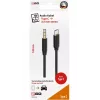 Καλώδιο ήχου 2GO 797219 1m 3,5mm USB Type-C μαύρο