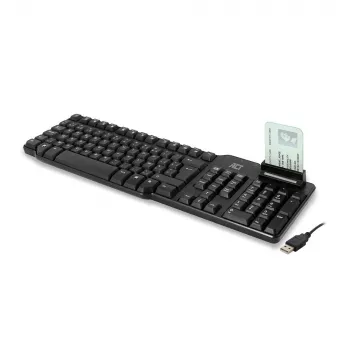 ACT Ενσύρματο πληκτρολόγιο με αναγνώστη smartcard (Azerty/BE-Layout)