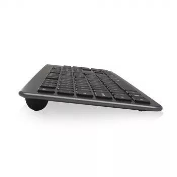 ACT AC5710 ασύρματο πληκτρολόγιο, RF, QWERTY UK International, μαύρο