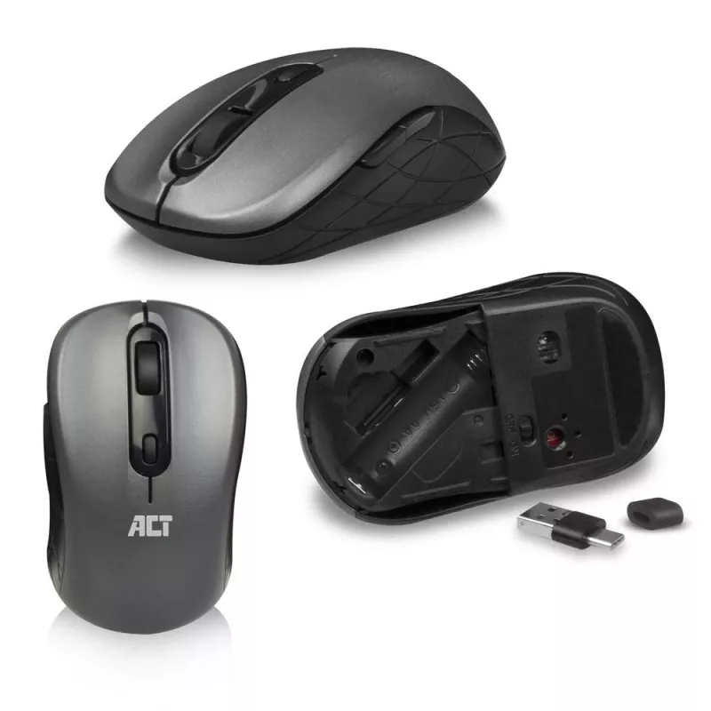 ACT AC5710 ασύρματο πληκτρολόγιο, RF, QWERTY UK International, μαύρο