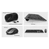 ACT AC5710 ασύρματο πληκτρολόγιο, RF, QWERTY UK International, μαύρο
